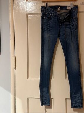 rag & bone light blue denim jeans